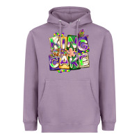 Lavender king cake mardi gras Heavyweight Hoodie - CowGirlArtShop