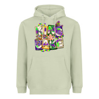 Matcha king cake mardi gras Heavyweight Hoodie - CowGirlArtShop