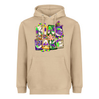 King Cake Mardi Gras Heavyweight Hoodie | Teevron