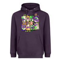 Plum king cake mardi gras Heavyweight Hoodie - CowGirlArtShop