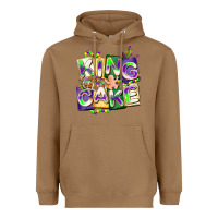 Toasted Coconut king cake mardi gras Heavyweight Hoodie - CowGirlArtShop