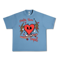 Pebble Blue cooler than cupid Urban Heavy Tee - MaliasSmallBusiness