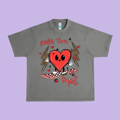 Cooler Than Cupid Urban Heavy Tee Designed By Maliassmallbusiness