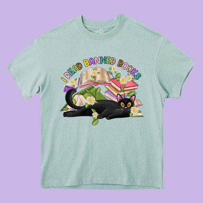 I Read Banned Books Heavy Core Tee Designed By Artiststas