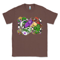 Chestnut gamer mardi gras game controller Classic Tee - MaliasSmallBusiness