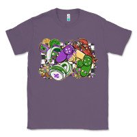 Lavender gamer mardi gras game controller Classic Tee - MaliasSmallBusiness