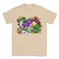 Mushroom gamer mardi gras game controller Classic Tee - MaliasSmallBusiness