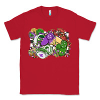 Red gamer mardi gras game controller Classic Tee - MaliasSmallBusiness