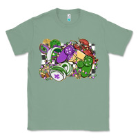 Sage gamer mardi gras game controller Classic Tee - MaliasSmallBusiness