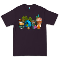Plum camp coffee cups ado Premium Tee - AdoDesignShop