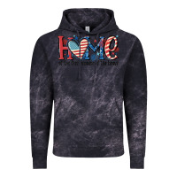 Cloud Black home of the free because of the brave Vintage Hoodie - MaliasSmallBusiness