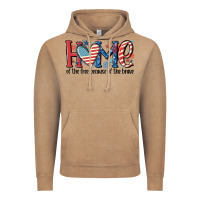 Vintage Coffee home of the free because of the brave Vintage Hoodie - MaliasSmallBusiness