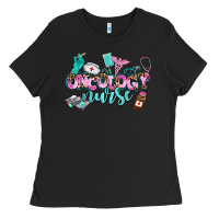 Black oncology nurse Ladies Tee - AdoDesignShop