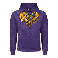 Cloud Purple childhood cancer awareness heart Vintage Hoodie - Jasminsmagicworld