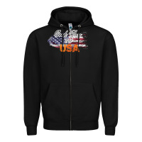 Black God Bless The USA Zipper Hoodie - Bettercallsaul