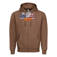 Chestnut God Bless The USA Zipper Hoodie - Bettercallsaul