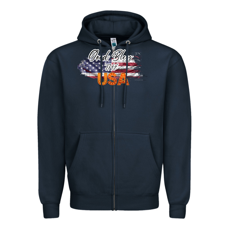 God Bless The Usa Zipper Hoodie by Bettercallsaul | Teevron