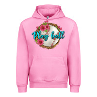 Fuchsia Pink play ball baseball Urban Hoodie - BundleAndBundleShop