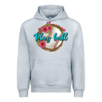 Heather Grey play ball baseball Urban Hoodie - BundleAndBundleShop