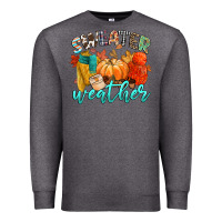 Charcoal Heather weather Premium Sweatshirt - CowGirlArtShop