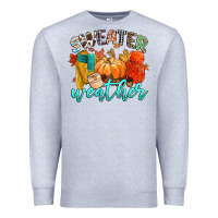 Heather Grey weather Premium Sweatshirt - CowGirlArtShop