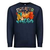 Navy weather Premium Sweatshirt - CowGirlArtShop