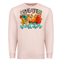 Pale Pink weather Premium Sweatshirt - CowGirlArtShop
