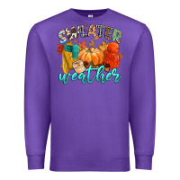 Purple weather Premium Sweatshirt - CowGirlArtShop