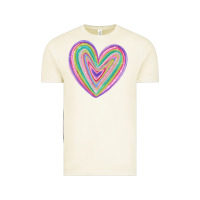 Vintage Arctic valentine's day colorful heart Vintage Tee - MaliasSmallBusiness