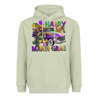 Matcha happy mardi gras truck Heavyweight Hoodie - CowGirlArtShop