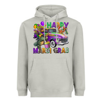 Moon Dust happy mardi gras truck Heavyweight Hoodie - CowGirlArtShop