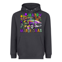 Smoke happy mardi gras truck Heavyweight Hoodie - CowGirlArtShop