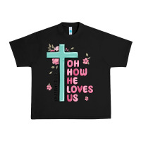 Black oh how he loves us ephesians 2 4 8 Urban Heavy Tee - MaliasSmallBusiness