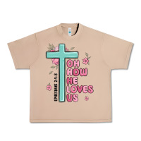Burro oh how he loves us ephesians 2 4 8 Urban Heavy Tee - MaliasSmallBusiness
