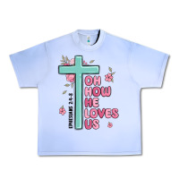 Grape Ice oh how he loves us ephesians 2 4 8 Urban Heavy Tee - MaliasSmallBusiness
