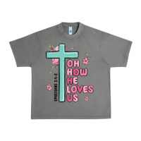 Tornado oh how he loves us ephesians 2 4 8 Urban Heavy Tee - MaliasSmallBusiness