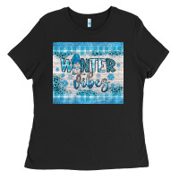 Black winter vibes gnome Ladies Tee - JahusDesignShop