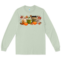Matcha pumpkin spice Long Sleeve Tee - MaliasSmallBusiness