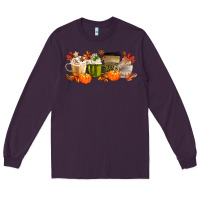 Plum pumpkin spice Long Sleeve Tee - MaliasSmallBusiness