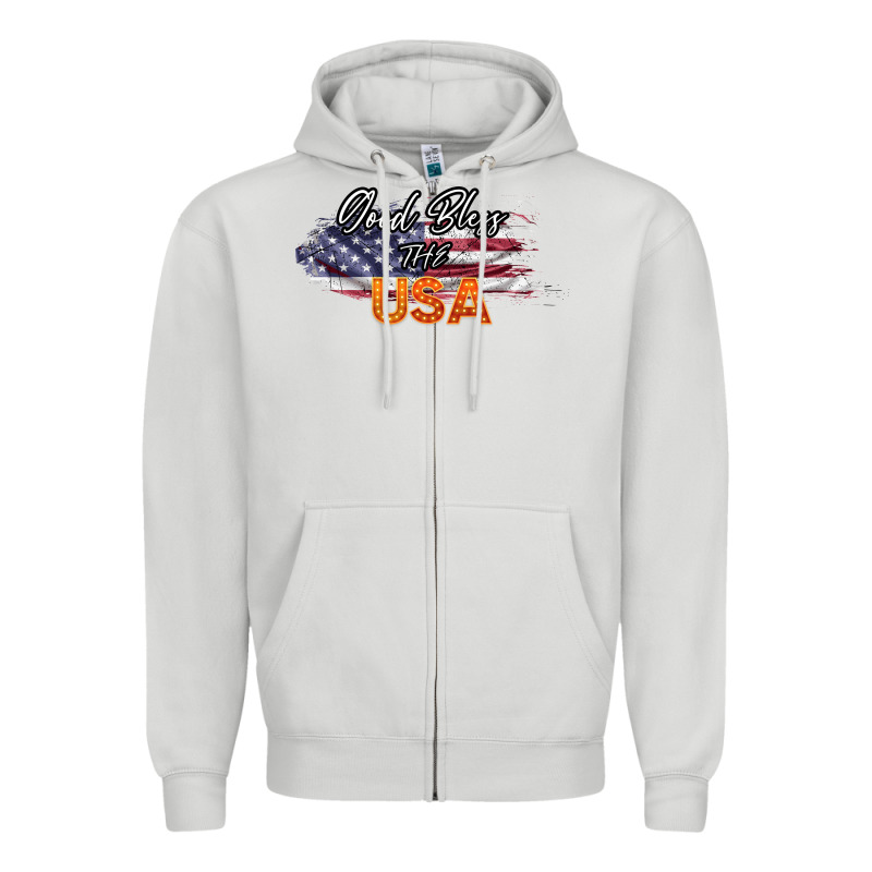 God Bless The Usa Zipper Hoodie by Bettercallsaul | Teevron