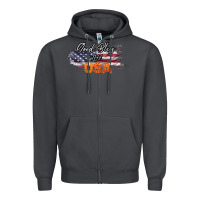 Smoke God Bless The USA Zipper Hoodie - Bettercallsaul
