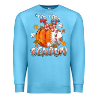 Ocean Blue its the season baseball Premium Sweatshirt - CowGirlArtShop