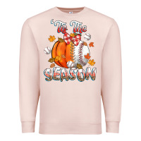 Pale Pink its the season baseball Premium Sweatshirt - CowGirlArtShop