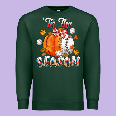 Its The Season Baseball Premium Sweatshirt Designed By Cowgirlartshop