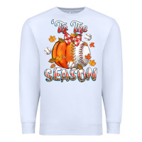 White its the season baseball Premium Sweatshirt - CowGirlArtShop