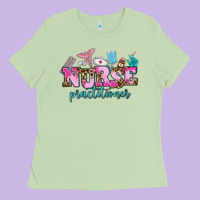 Nurse Practitioner Ladies Tee Designed By Adodesignshop