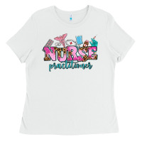 White nurse practitioner Ladies Tee - AdoDesignShop