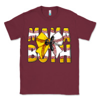 Burgundy Mama Of Both Classic Tee - CowhideDigitalArt