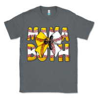Charcoal Heather Mama Of Both Classic Tee - CowhideDigitalArt
