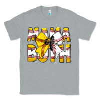 Heather Grey Mama Of Both Classic Tee - CowhideDigitalArt